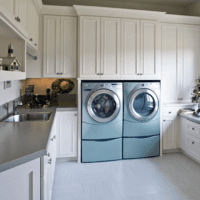 Online Wholesale Price White Laundry Room Cabinets