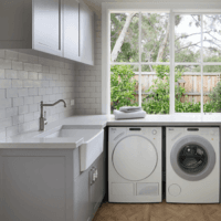 Custom Modern Design Inexpensive Cabinets For Laundry Room