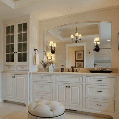 White Maple Vanity For Bathroom