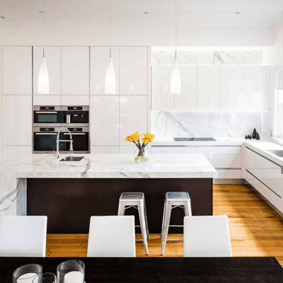 Modern Design Lacquer White Kitchen Cabinets